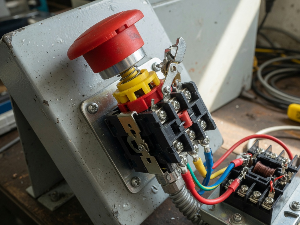 Emergency stop buttons: how to choose, install and use them safely