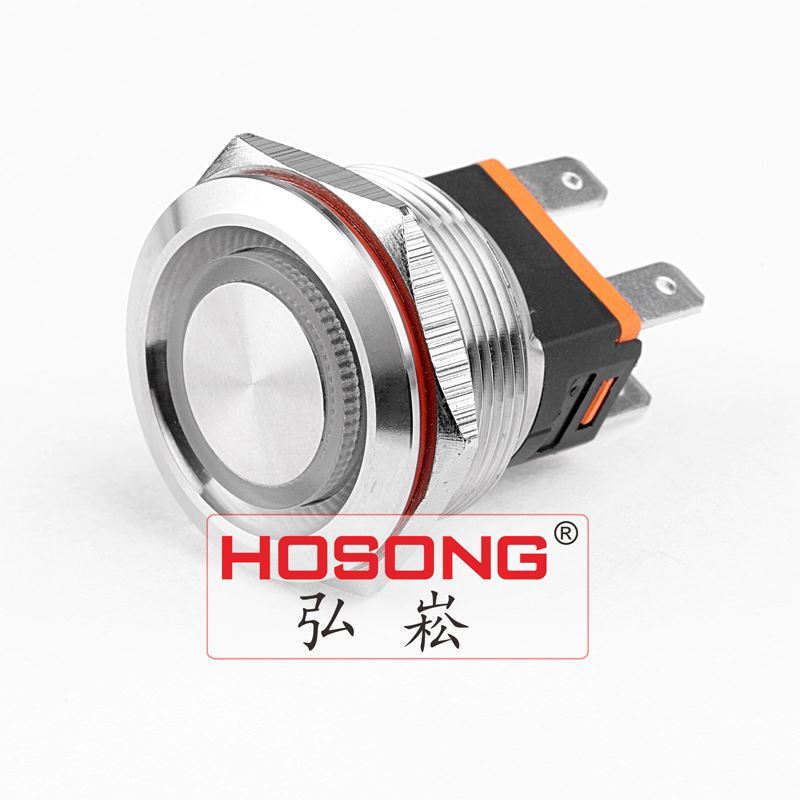 25mm High Current Ring LED Button