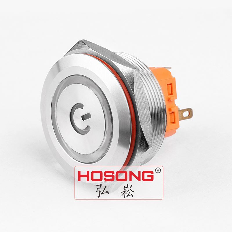 30mm Ring Power LED Push Button