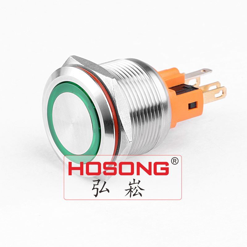 25mm Ring LED Push Button Switch