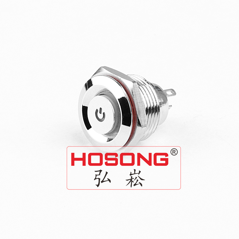 16mm Ball Head Power LED Push Button