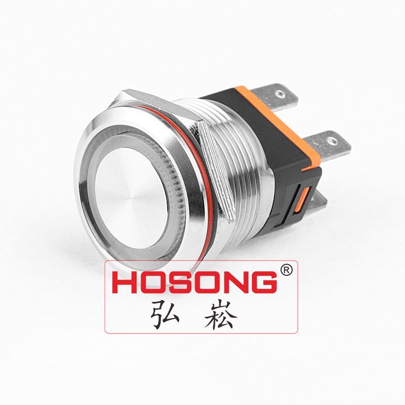 22mm High Current Ring LED Button