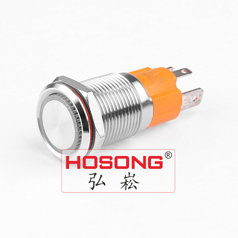 16mm High Current Ring LED Button