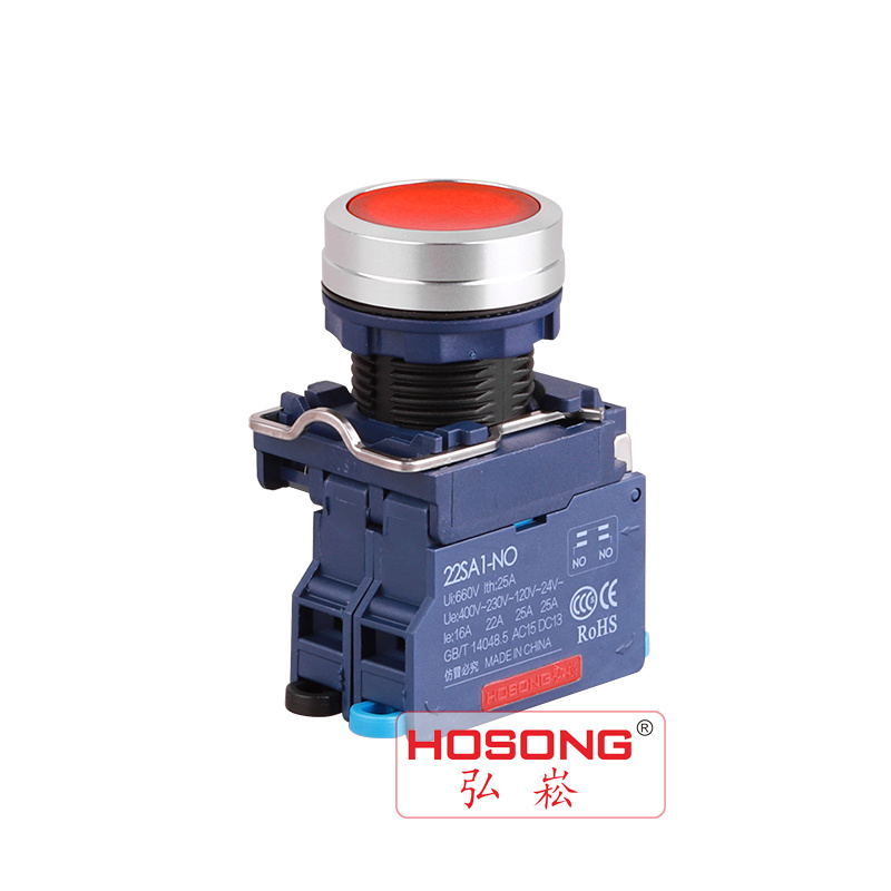 22mm Selector LED Push Button Switch