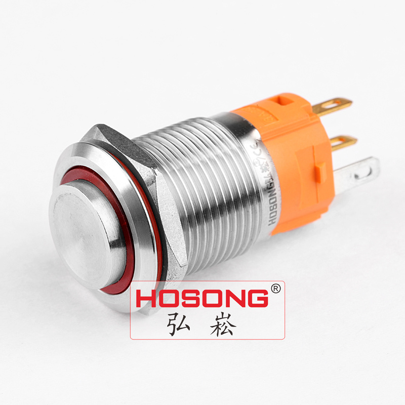 16mm High Head LED Push Button Switch