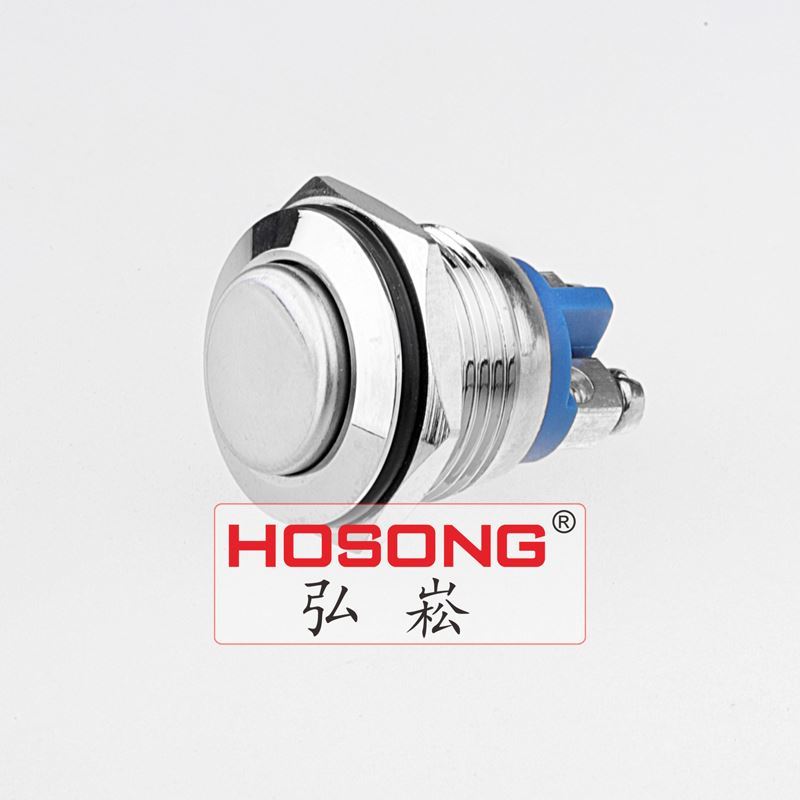 16mm High Head Push Button J Terminal